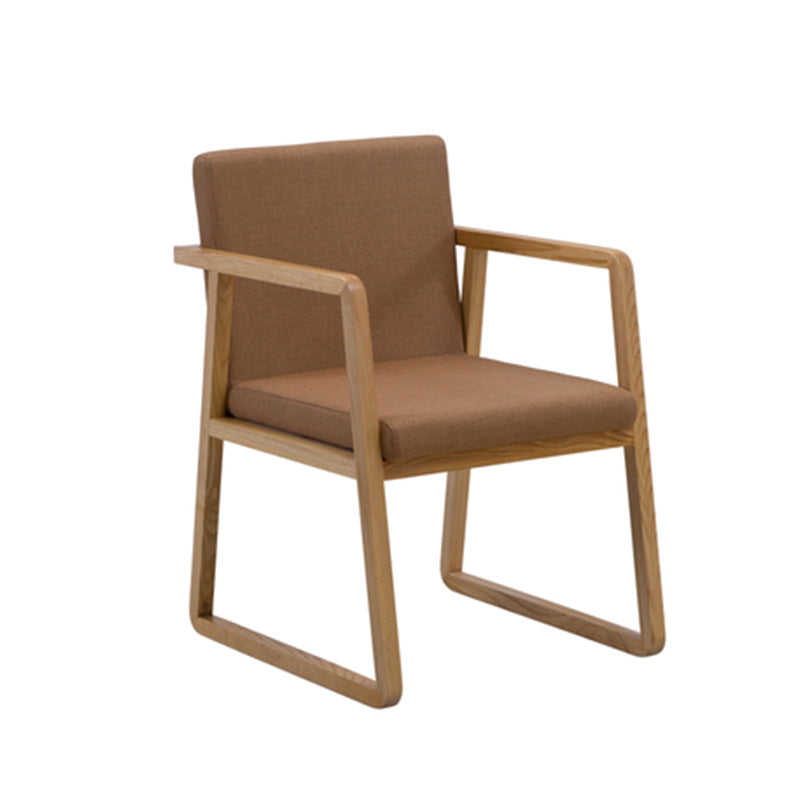 Silla auxiliar de comedor de estilo moderno, sillones de comedor de madera para cocina