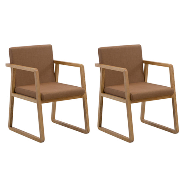 Silla auxiliar de comedor de estilo moderno, sillones de comedor de madera para cocina