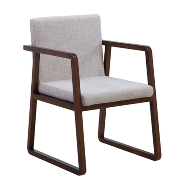 Silla auxiliar de comedor de estilo moderno, sillones de comedor de madera para cocina
