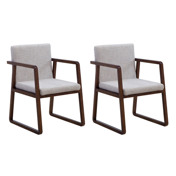 Silla auxiliar de comedor de estilo moderno, sillones de comedor de madera para cocina
