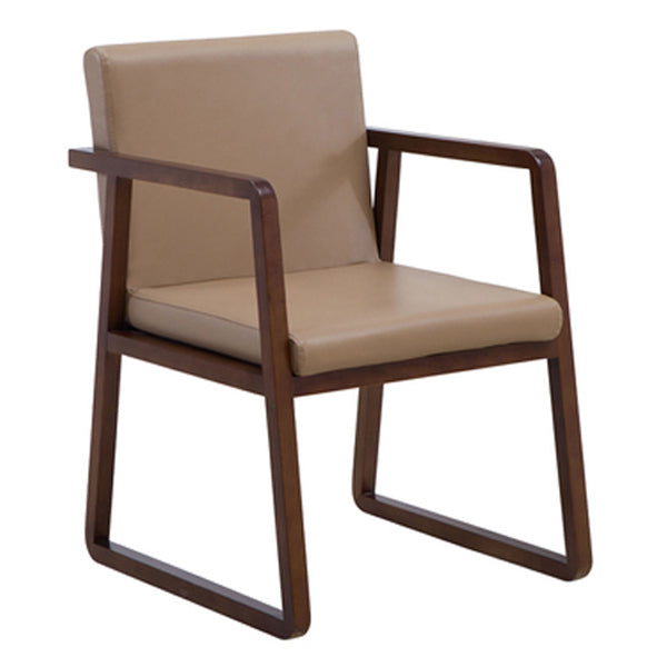 Silla auxiliar de comedor de estilo moderno, sillones de comedor de madera para cocina