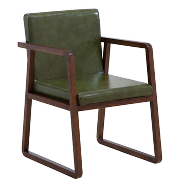 Silla auxiliar de comedor de estilo moderno, sillones de comedor de madera para cocina