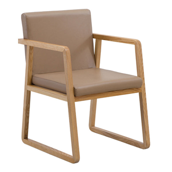 Silla auxiliar de comedor de estilo moderno, sillones de comedor de madera para cocina