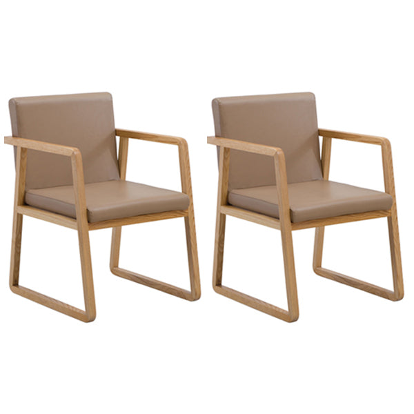 Silla auxiliar de comedor de estilo moderno, sillones de comedor de madera para cocina