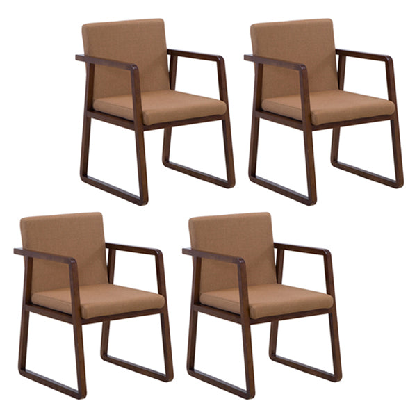 Silla auxiliar de comedor de estilo moderno, sillones de comedor de madera para cocina