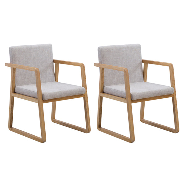 Silla auxiliar de comedor de estilo moderno, sillones de comedor de madera para cocina