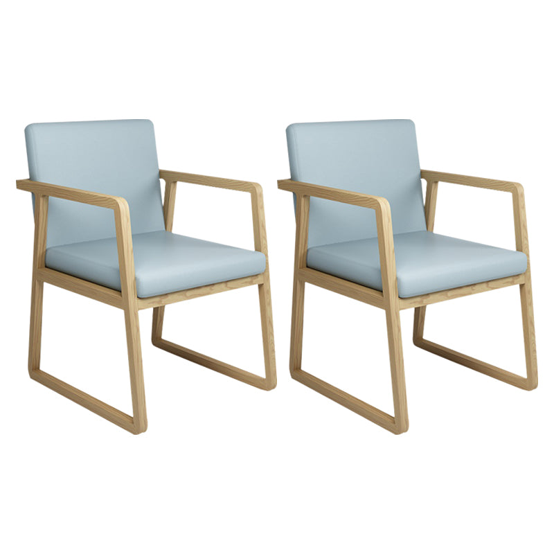 Silla auxiliar de comedor de estilo moderno, sillones de comedor de madera para cocina
