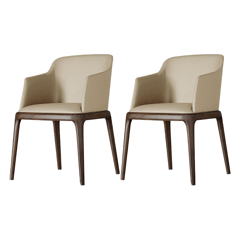 Sillas de comedor de madera de estilo moderno, sillas laterales con brazo para cocina