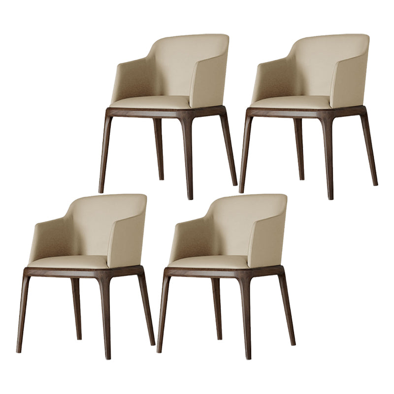 Sillas de comedor de madera de estilo moderno, sillas laterales con brazo para cocina