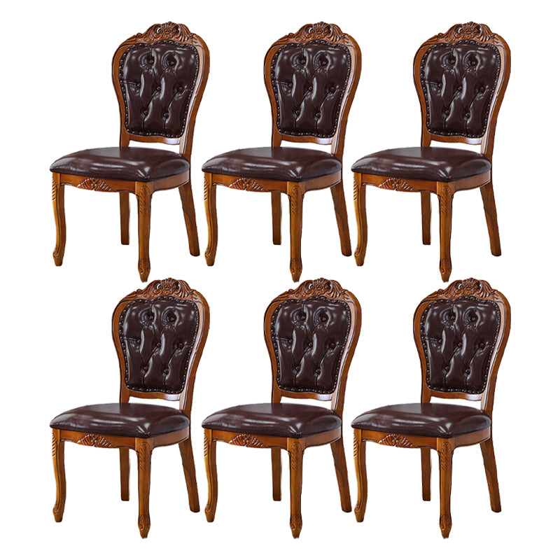 Chaises en bois d'hévéa de style scandinave, chaise latérale de salle à manger à dossier ouvert pour restaurant