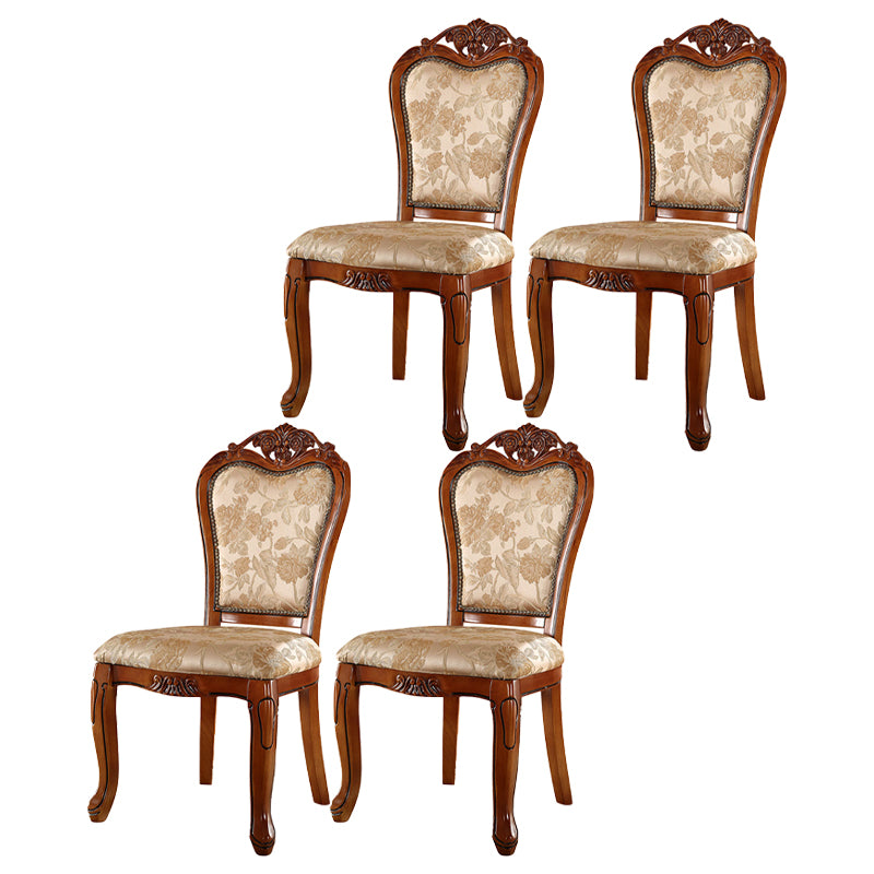 Chaises en bois d'hévéa de style scandinave, chaise latérale de salle à manger à dossier ouvert pour restaurant