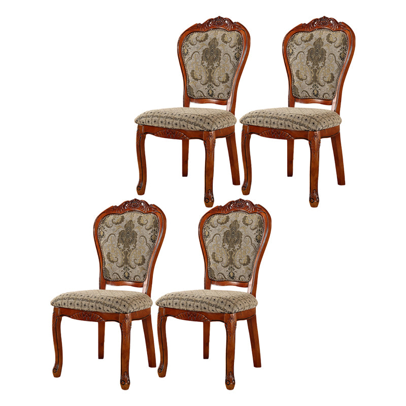 Chaises en bois d'hévéa de style scandinave, chaise latérale de salle à manger à dossier ouvert pour restaurant