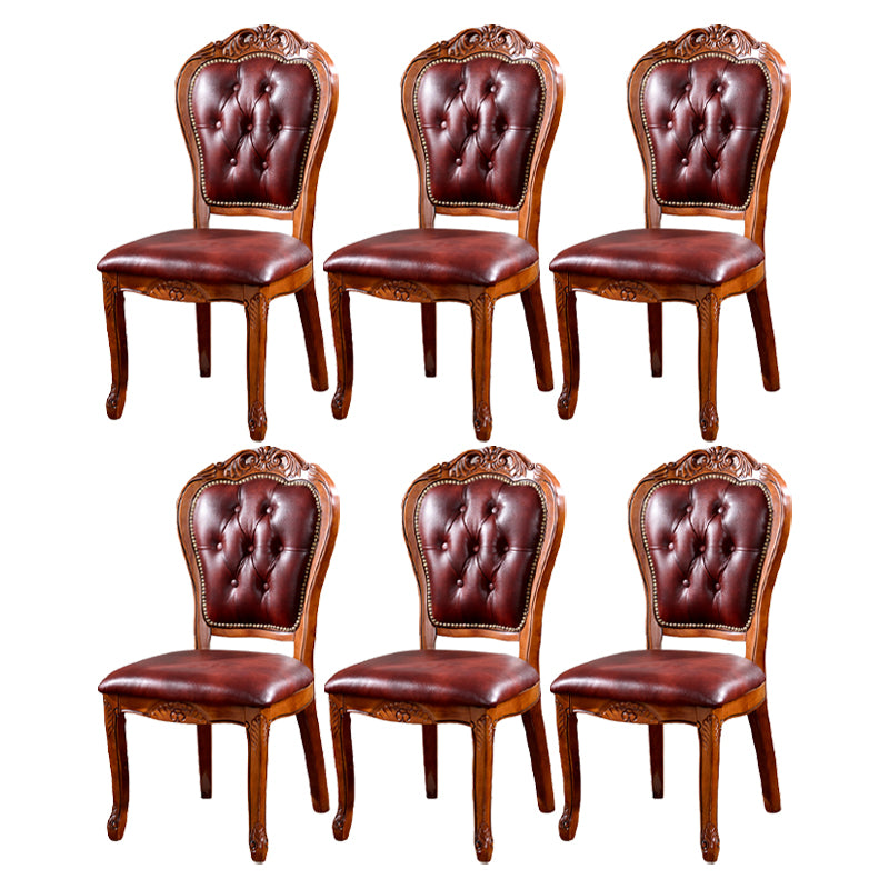 Chaises en bois d'hévéa de style scandinave, chaise latérale de salle à manger à dossier ouvert pour restaurant