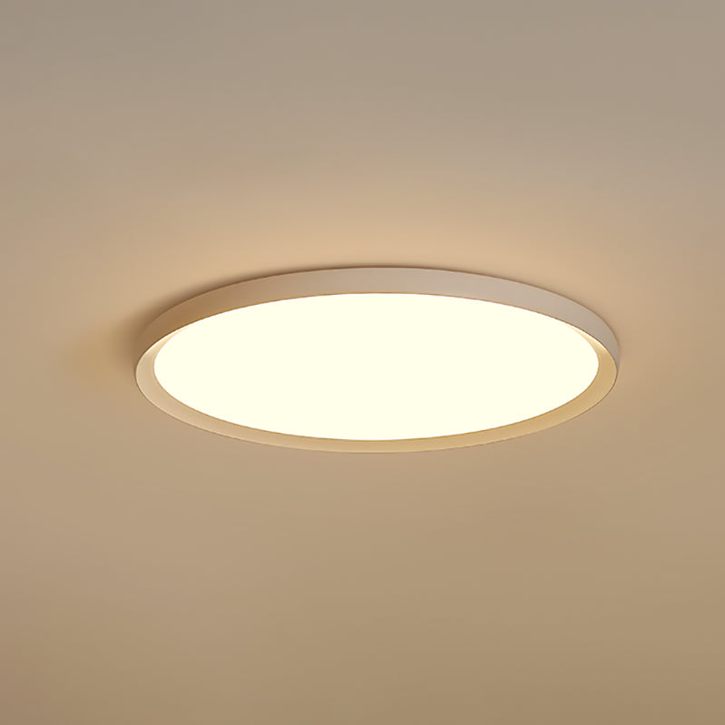 Aluminium Circular LED Ceiling Light in Modern Simplicity Acrylic Indoor Ceiling Fixture