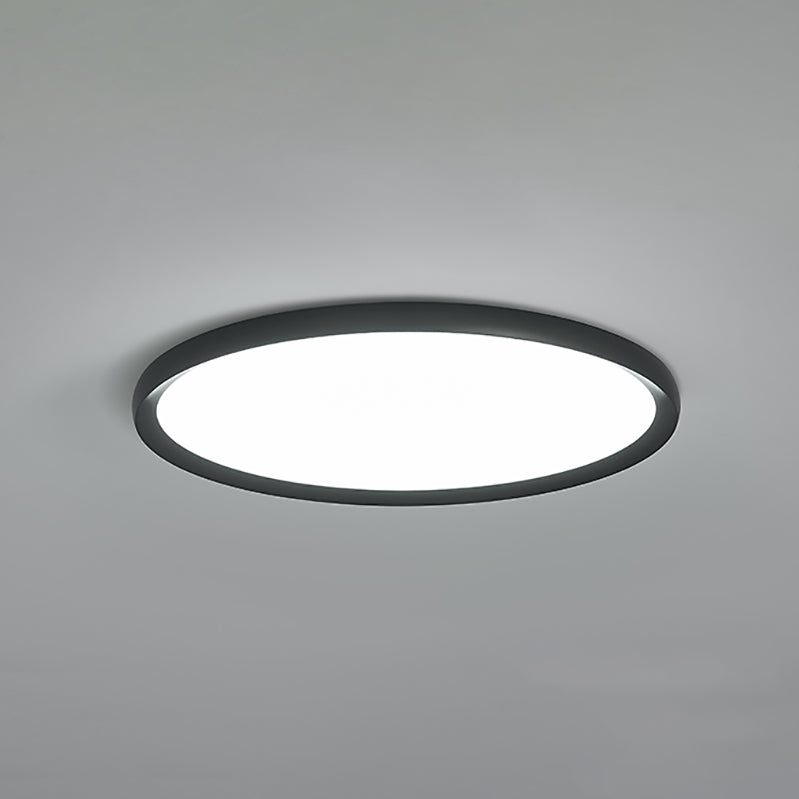 Aluminium Circular LED Ceiling Light in Modern Simplicity Acrylic Indoor Ceiling Fixture