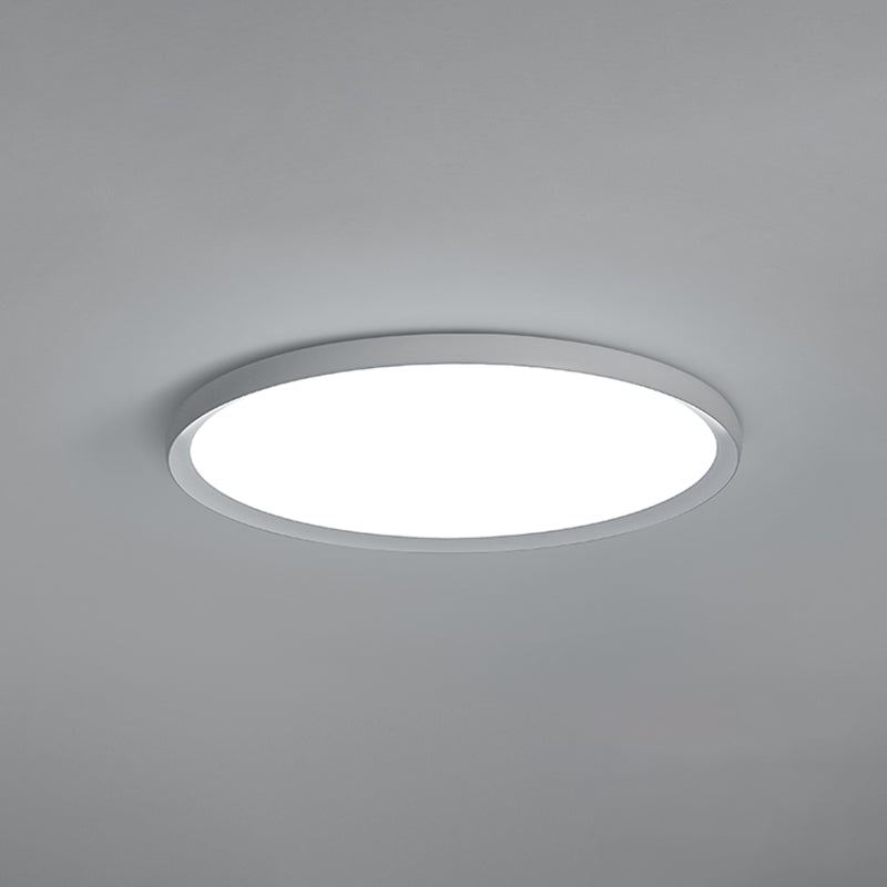 Aluminium Circular LED Ceiling Light in Modern Simplicity Acrylic Indoor Ceiling Fixture