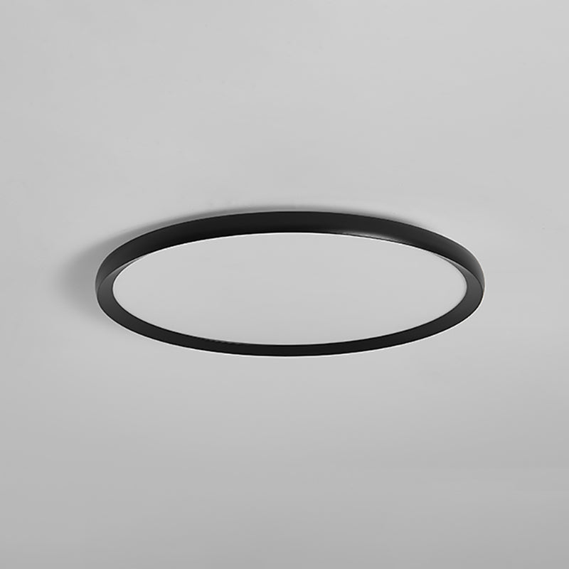 Aluminium Circular LED Ceiling Light in Modern Simplicity Acrylic Indoor Ceiling Fixture