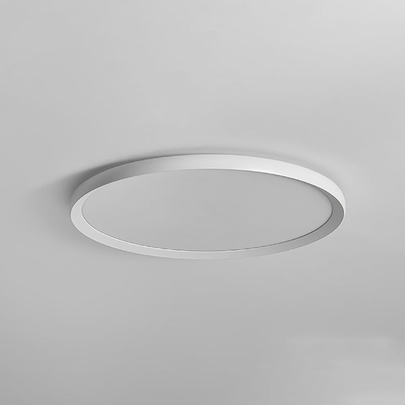 Aluminium Circular LED Ceiling Light in Modern Simplicity Acrylic Indoor Ceiling Fixture