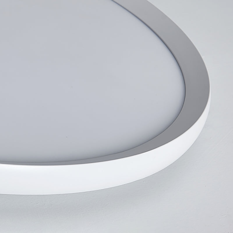Aluminium Circular LED Ceiling Light in Modern Simplicity Acrylic Indoor Ceiling Fixture
