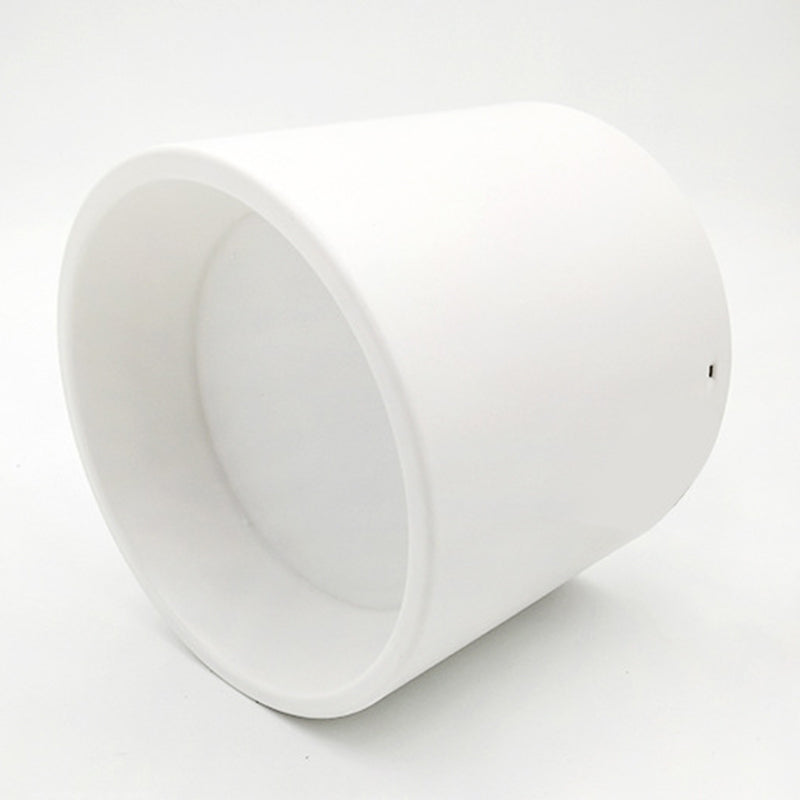Cylinder Shape Ceiling Lamp Modern Aluminium 1 Light Flush Mount for Supermarket Mall