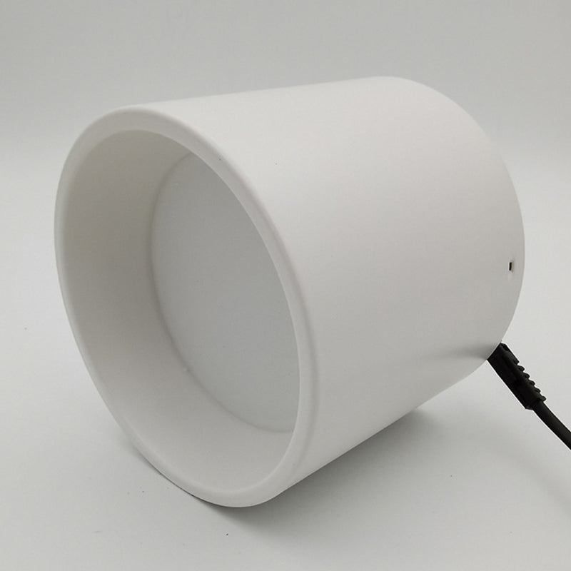 Cylinder Shape Ceiling Lamp Modern Aluminium 1 Light Flush Mount for Supermarket Mall