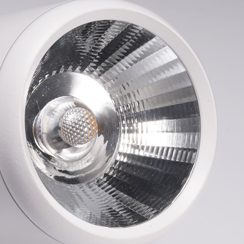 Lampe de plafond LED de simplicité moderne, cylindrique en aluminium pour vestiaire