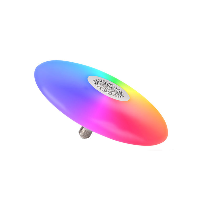 Plafonnier intelligent de forme ronde en acrylique moderne à 1 lumière pour chambre à coucher et étude
