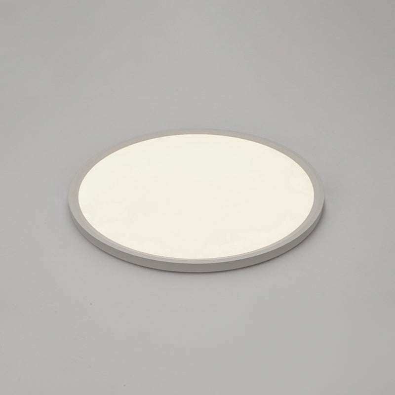 Plafonnier LED circulaire en aluminium dans un luminaire de plafond intérieur en acrylique de style concis moderne