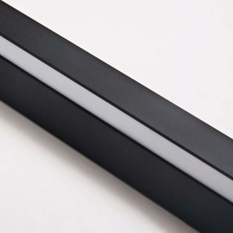 Metal Linear Shade Wall Lighting Modern 1-Light Wall Mounted Light Fixture