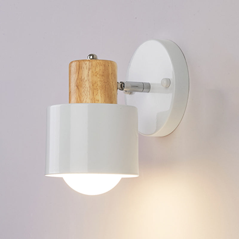 Luces de apliques geométricos contemporáneos 1 Light Light Lighting de luz de pared