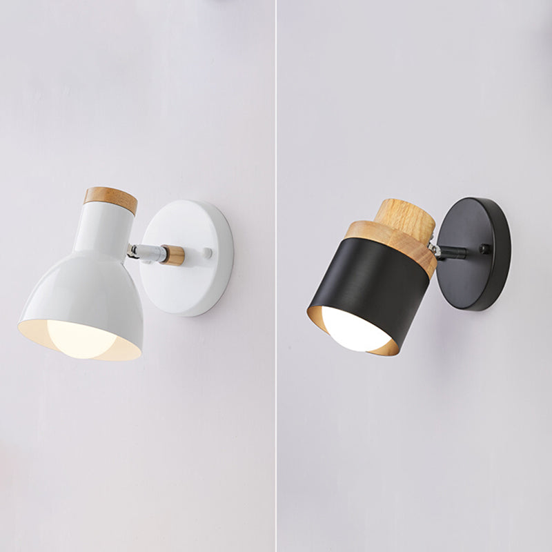 Luces de apliques geométricos contemporáneos 1 Light Light Lighting de luz de pared