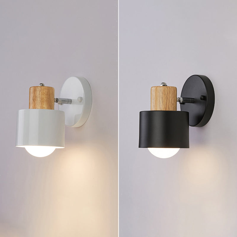 Luces de apliques geométricos contemporáneos 1 Light Light Lighting de luz de pared