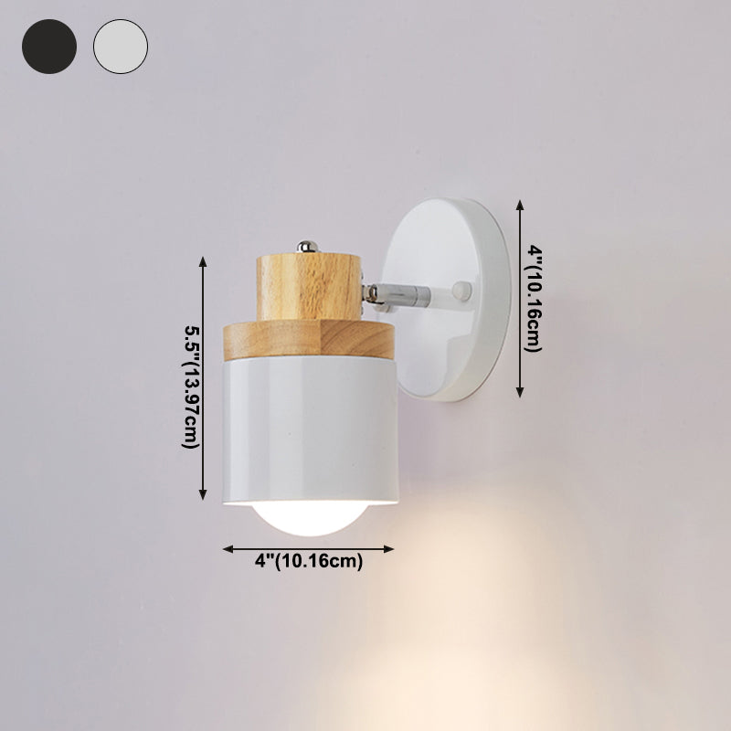 Luces de apliques geométricos contemporáneos 1 Light Light Lighting de luz de pared