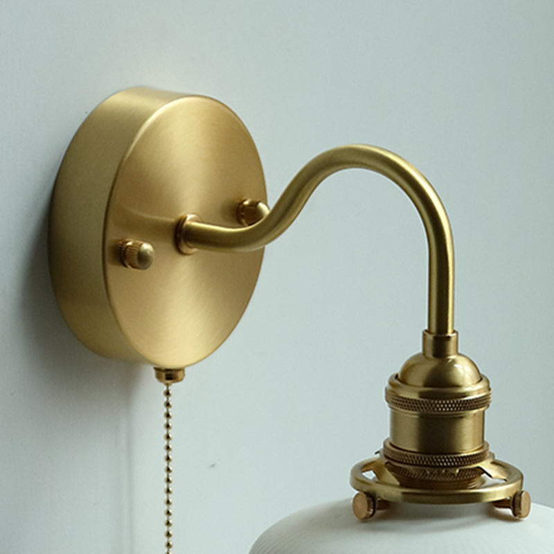 Éclairage géométrique contemporain lumières en métal et en céramique 1 luminaire mural d'éclairage