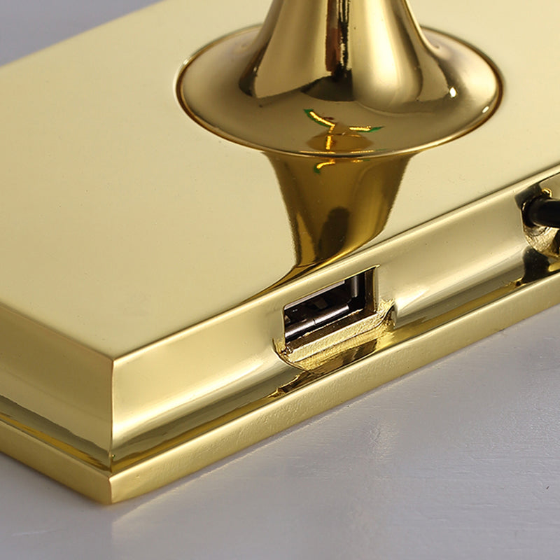 1 Light Linear Table Lamp Contemporary Metal Night Table Lamps for Study Room