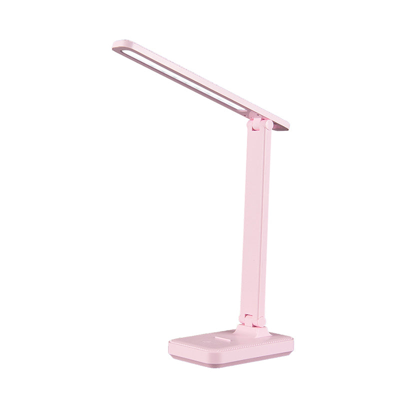 Linear Night Table Lamp Modern Style Metal 1-Light Nightstand Lamp