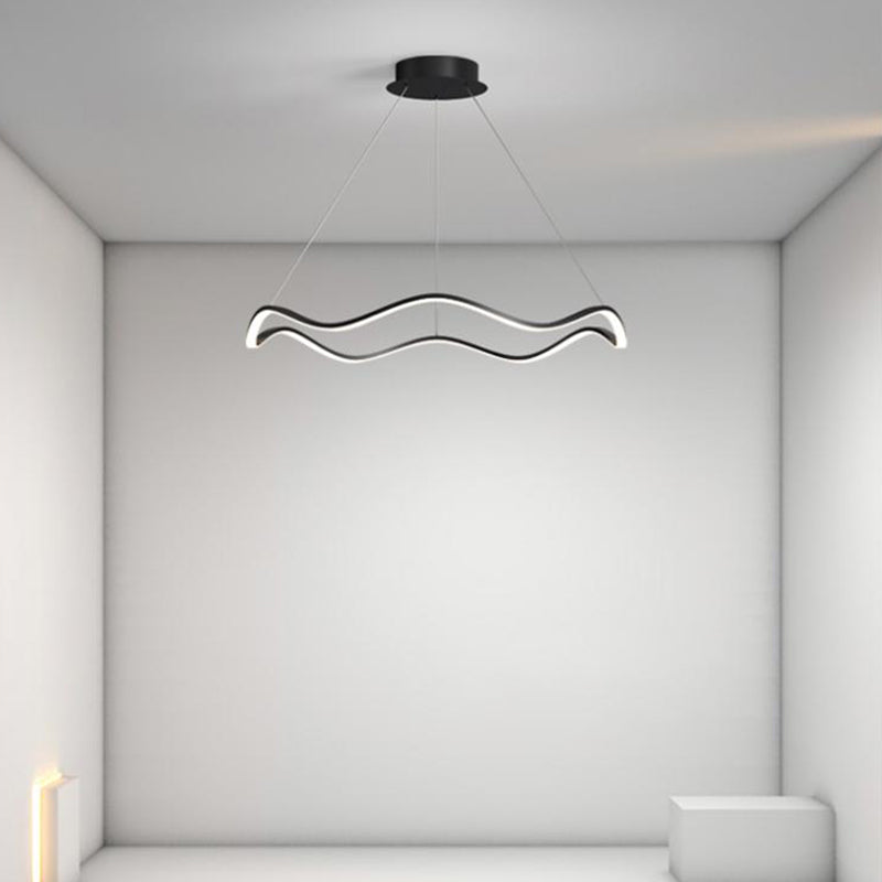 Metal Circle Ceiling Pendant Nordic Modern 1-Light Ceiling Lighting Fixtures
