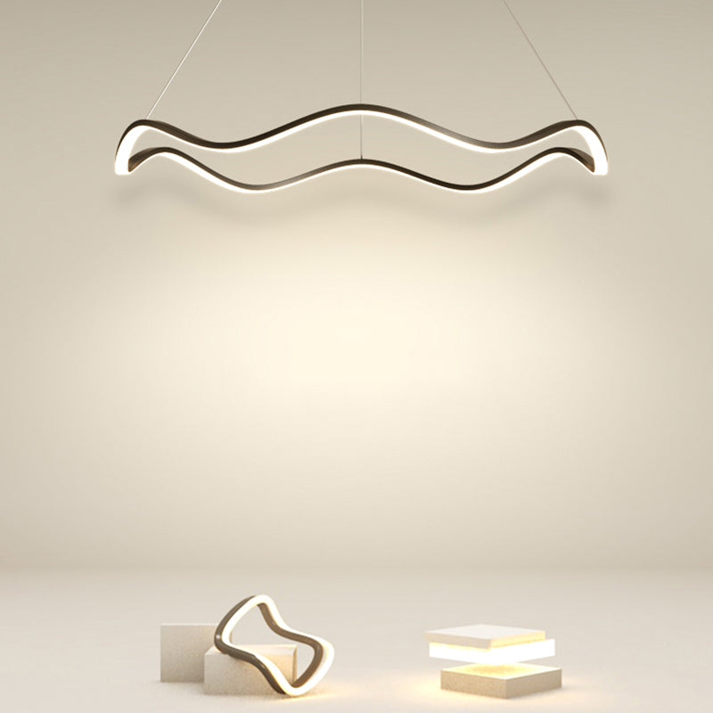 Metal Circle Ceiling Pendant Nordic Modern 1-Light Ceiling Lighting Fixtures