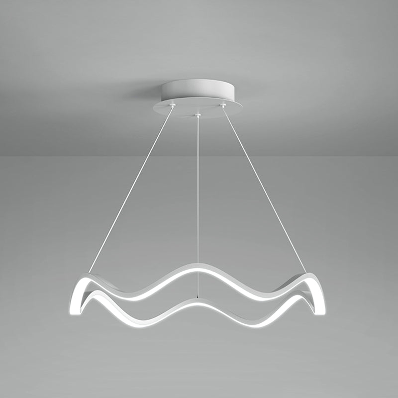 Metal Circle Ceiling Pendant Nordic Modern 1-Light Ceiling Lighting Fixtures