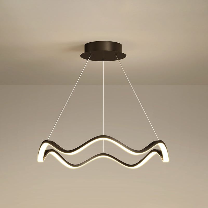 Metal Circle Ceiling Pendant Nordic Modern 1-Light Ceiling Lighting Fixtures