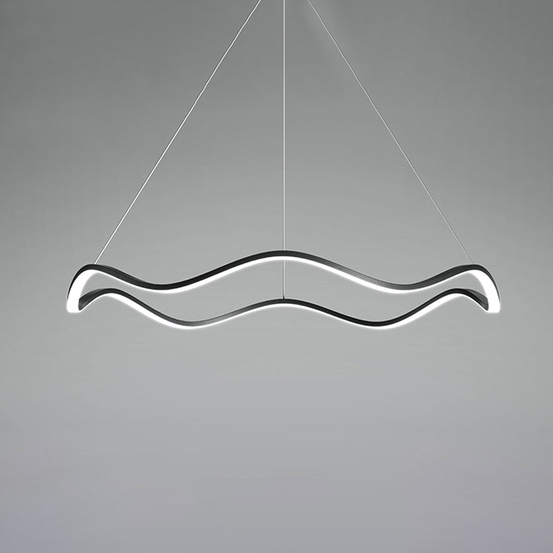 Metal Circle Ceiling Pendant Nordic Modern 1-Light Ceiling Lighting Fixtures