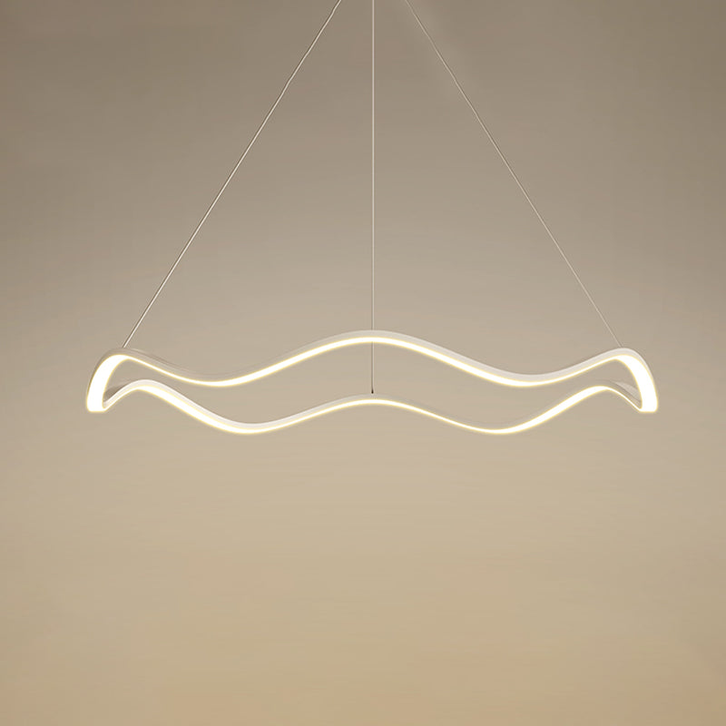 Metal Circle Ceiling Pendant Nordic Modern 1-Light Ceiling Lighting Fixtures