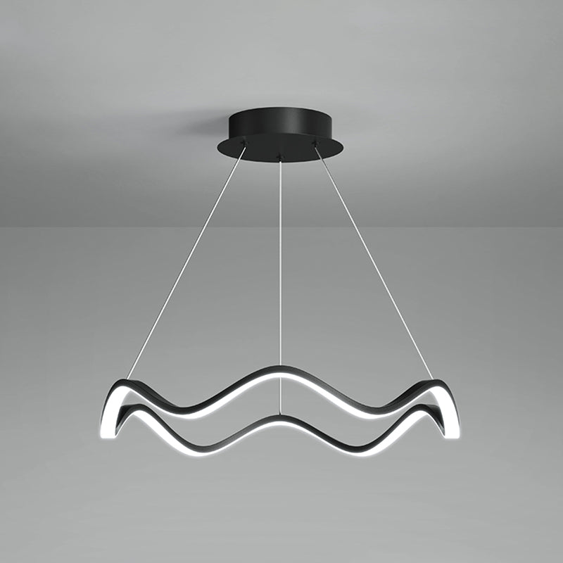 Metal Circle Ceiling Pendant Nordic Modern 1-Light Ceiling Lighting Fixtures