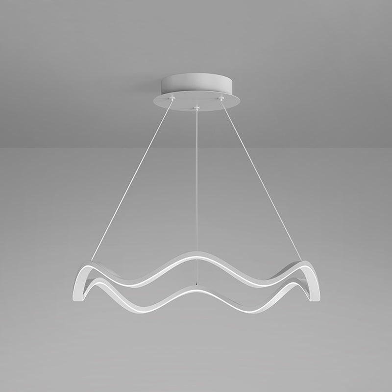 Metal Circle Ceiling Pendant Nordic Modern 1-Light Ceiling Lighting Fixtures