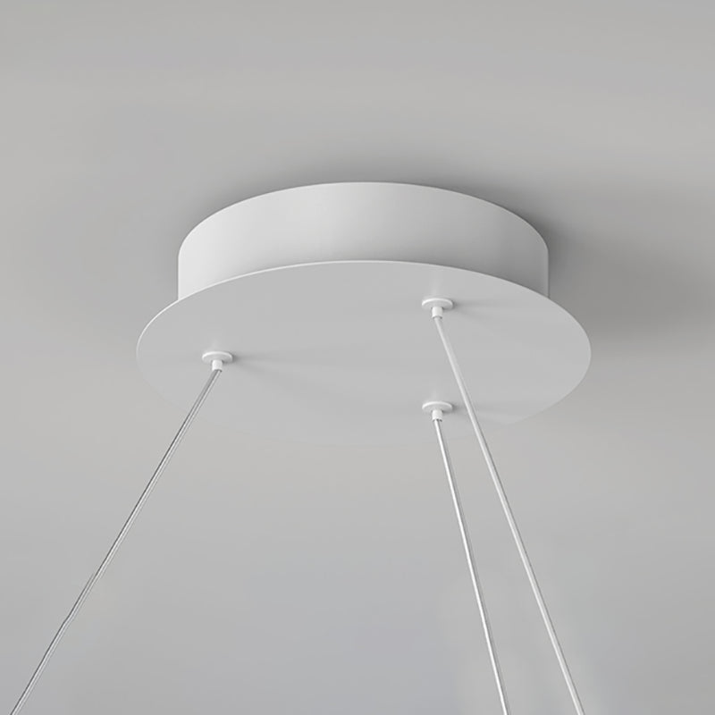 Metalen cirkel plafond hanger Noordse moderne 1-licht plafondverlichting armaturen