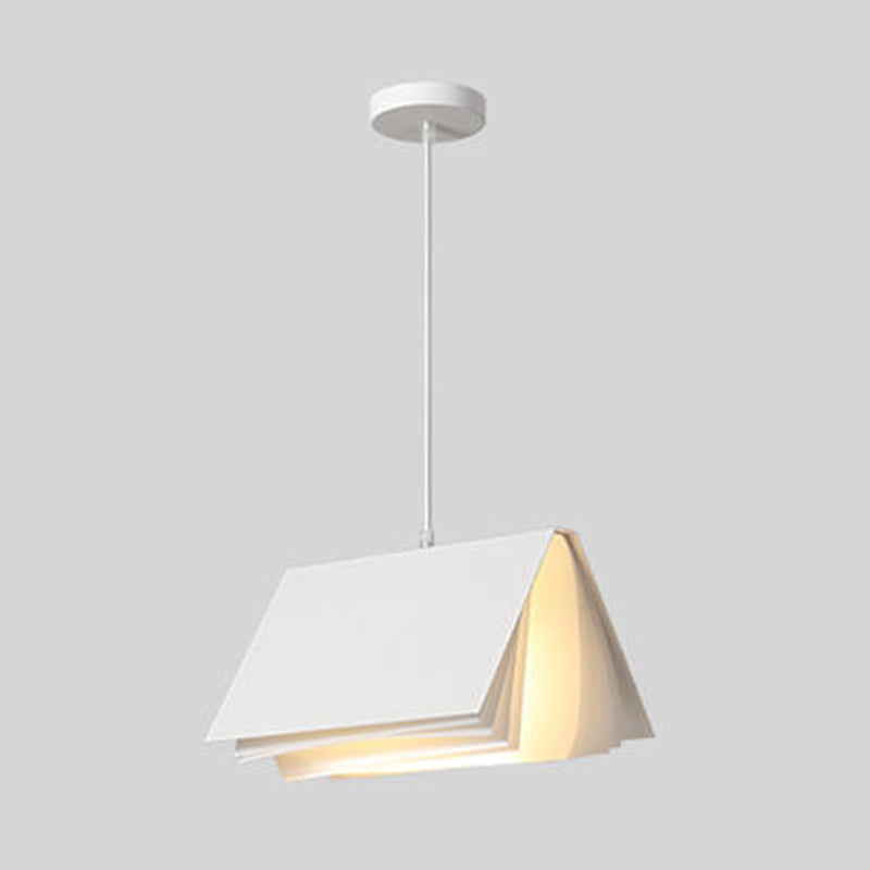 Accongo rettangolare illuminazione appesa Fabric di stile moderno 1 lampada a sospensione leggera per ristorante