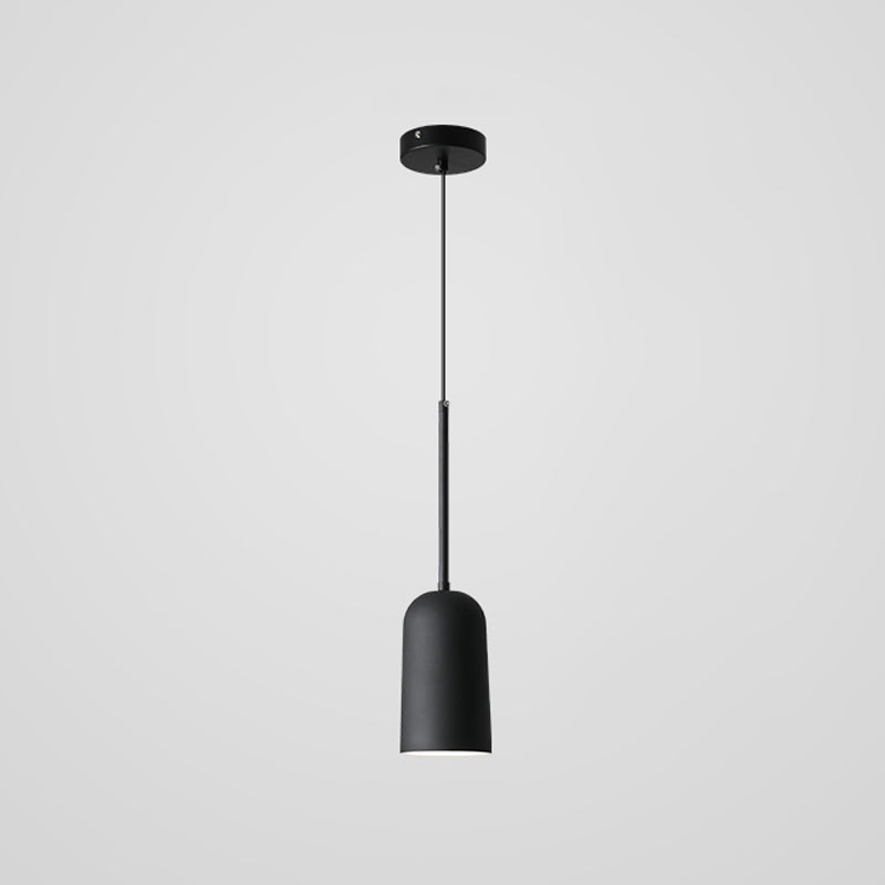 Unieke schaduw hangende verlichting moderne macaron -stijl hars 1 lichte hanglamp voor eetkamer