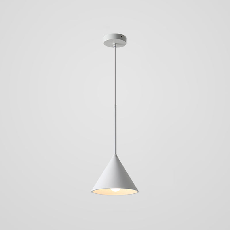 Unieke schaduw hangende verlichting moderne macaron -stijl hars 1 lichte hanglamp voor eetkamer