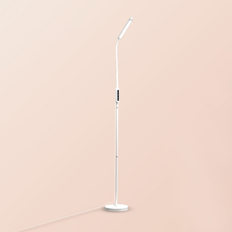 1 lampadaire linéaire léger les lampes standard en métal contemporain pour le salon