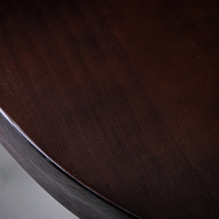 Taburetes de bar de cuero marrón industrial taburetes cuadrados con base de metal